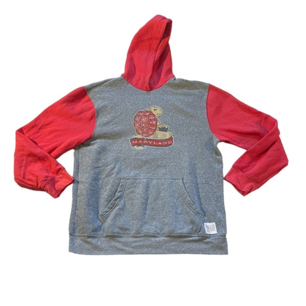 The Retro Brand Vintage Maryland Hoodie Size 2XL Missing hoodie string